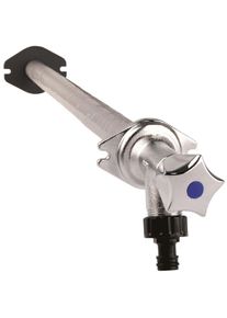 Seppelfricke SEPP Eis-Basis Au&szlig;enwandventil 0536077 DN 15, Messing verchromt, frostsicher, Steckschl&uuml;ssel/Kronengriff
