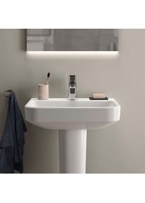 Ideal Standard i.life B Waschtisch T534401 mit Hahnloch, ohne &Uuml;berlauf, 55 x 44 x 18 cm, wei&szlig;
