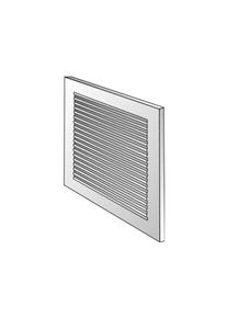 HELIOS Wetterschutzgitter LG 1515 60330 150 x 150 mm, aluminium
