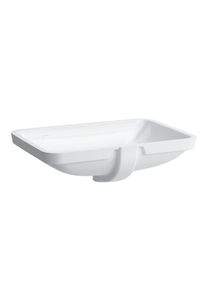 Laufen Pro S Einbau Waschtisch 8119680001091 59,5x43cm, weiß, ohne Hahnloch, mit Überlauf