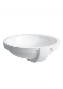 Laufen Pro B Einbau-Waschtisch 8189620001091 42x42cm, weiß, ohne Hahnloch, mit Überlauf