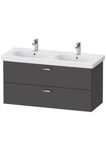 Duravit XBase Waschtisch-Unterschrank XB619404949 115x56x45,8cm, graphit matt, 2 Schubk&auml;sten