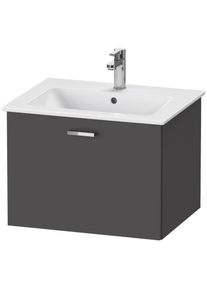 Duravit XBase Waschtisch-Unterschrank XB603004949 60x44x47,5cm, graphit matt, 1 Auszug