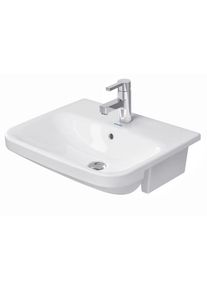 Duravit DuraStyle Waschtisch 0375550000 55 x 45,5 cm, weiss, Einbau von oben, Halbeinbau