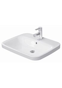 Duravit DuraStyle Einbau Waschtisch 0374620000 61,5 x 49,5 cm, weiss, Einbau von oben, 1 Hahnloch