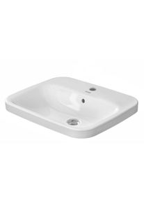 Duravit DuraStyle Einbau Waschtisch 0374560000 56 x 45,5 cm, weiss, Einbau von oben, 1 Hahnloch