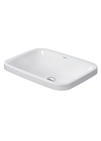 Duravit DuraStyle Einbau Waschtisch 0372600000 60 x 43 cm, weiss, Einbau von oben, ohne Überlauf
