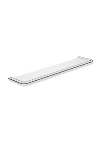 HEWI Serie 480 Ablage 480.03.00040 mit Glasplatte, chrom