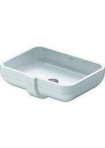 Duravit Happy D.2 Einbau Waschbecken 0457480000 48 x 34cm, weiss, Einbau von unten, ohne Hahnloch