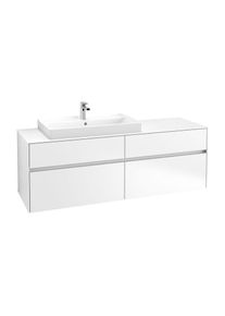 Villeroy & Boch Villeroy & Boch Collaro Waschtischunterschrank C02600MS 160x54,8x50cm, Waschtisch links, White Matt