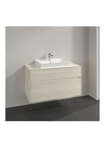 Villeroy & Boch Villeroy und Boch Collaro Waschtischunterschrank C01900AA 100x54,8x50cm, Waschtisch mittig, white oak