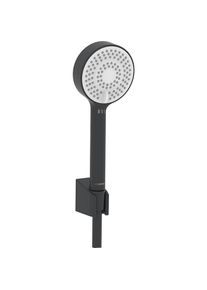 Hansa Hansabasicjet Wannenbrause-Set 4468013333 3-strahlig, d= 95mm, mattschwarz