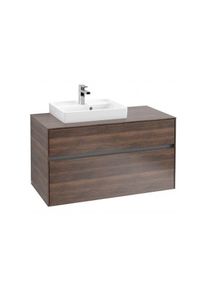 Villeroy & Boch Villeroy & Boch Collaro Waschtischunterschrank C01400VH 100x54,8x50cm, Waschtisch links, Arizona Oak