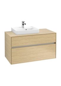 Villeroy & Boch Villeroy & Boch Collaro Waschtischunterschrank C01400VJ 100x54,8x50cm, Waschtisch links, Nordic Oak