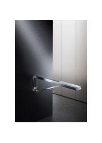 KEUCO Axess WC-St&uuml;tzklappgriff 35003170851 Aluminium silber-eloxiert/wei&szlig;, 850 mm