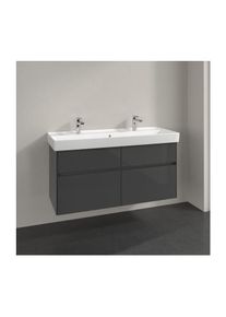 Villeroy & Boch Villeroy & Boch Collaro Waschtischunterschrank C01200FP 115,4x54,6x44,4cm, Glossy Grey