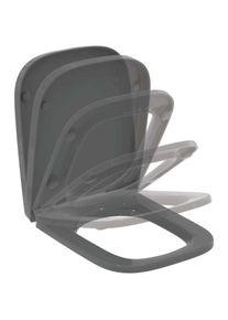 Ideal Standard i.life B WC-Sitz T468358 Grau, Wrapover, Softclosing