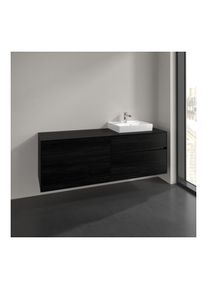Villeroy & Boch Villeroy und Boch Collaro Waschtischunterschrank C07900AB 160x54,8x50cm, Waschtisch rechts, black oak