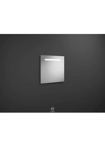 Burgbad Eqio Leuchtspiegel SIGP065PN258 65 x 60 x 2,6 cm, Melamin, horizontale LED-Beleuchtung