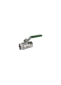 Opal Giacomini Kugelhahn 11/4" R250W Schwermodel mit Hebelgriff, Messing chrom