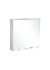 Villeroy & Boch Villeroy und Boch My View Now Einbau-Spiegelschrank A4568000 80 x 75 x 16,8 cm, LED-Beleuchtung, 2 Türen, mit Sensorschalter