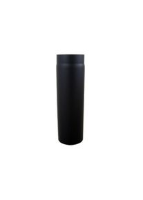 Bertrams Abgasrohr 05RL500-150T 500 mm, &Oslash; 150 x 2 mm, zylindrisch, mit T&uuml;r, schwarz