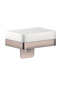 Hansgrohe Axor Lotionspender 42819820 mit Ablage, Glas, brushed nickel