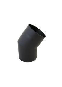 Bertrams Bogen 05SB11-150 11&deg;, &Oslash; 150 x 2 mm, 2-tlg., feststehend, ohne T&uuml;r, schwarz