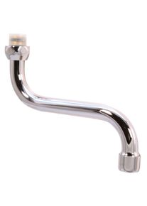 Heinrich Schulte Universal-S-Auslauf Z014025-00010 150 mm, 3/4" IG, verchromt