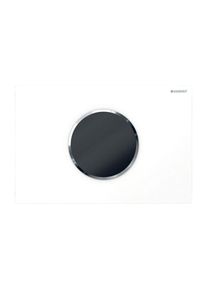Geberit WC-Steuerung 115908KJ6 Batteriebetrieb, 2-Mengen-Sp&uuml;lung, wei&szlig;-alpin