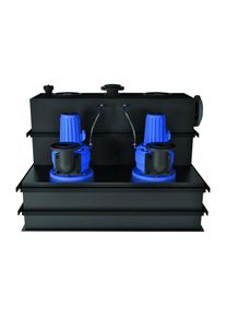 SFA SaniCubic 2 Hochleistung-Hebeanlage CUBIC2SC75T SC7.0T, 7,5 kW, 400 V, mit 1 Kanalradpumpe, schwarz