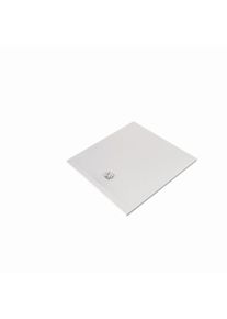 Kludi TERRA Duschwanne 09DW0853 90 x 100 x 3 cm, Abflussabdeckung inkl. Mattwei&szlig;