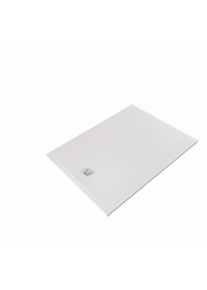 Kludi TERRA Duschwanne 08DW1653 100 x 140 x 3 cm, Abflussabdeckung inkl. Mattwei&szlig;