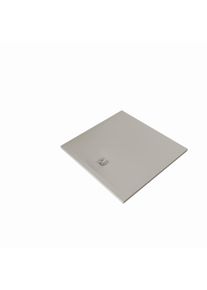 Kludi TERRA Duschwanne 08DW18O2 100 x 100 x 3 cm, Abflussabd. inkl. Matt Light Dove