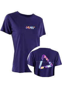Leatt Core V26, t-shirt women , color: Dark Blue/Orange/Violet , size: M