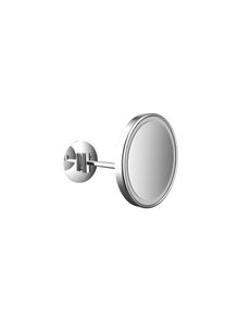 Emco Pure LED-Rasier-/Kosmetikspiegel 109406007 &Oslash; 203 mm, rund, Vergr&ouml;&szlig;erung 3-fach, Direktanschluss, chrom