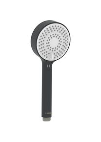 Hansa Hansabasicjet Handbrause 4463030033 3-strahlig, mattschwarz, d= 95mm, 3-strahlig