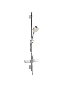 Hansa Hansabasicjet Brausestangen-Set 44670113 920 mm, Handbrause einstrahlig, Seifenschale, chrom, d= 18mm