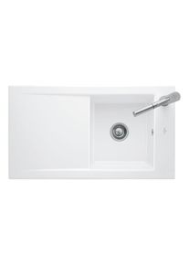 Villeroy & Boch Villeroy und Boch Timeline 50 Flat Flächenbündige Spüle 33070FFU Spülbecken, ivory