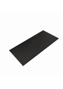 Kludi TERRA Duschwanne 08DW2139 80 x 180 H3 cm, Abflussabdeckung inkl. Mattschwarz