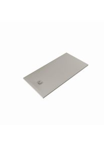 Kludi TERRA Duschwanne 08DW01O2 70 x 140 x 3 cm, Abflussabdeckung inkl., Matt Light Dove
