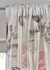 bonprix Draperie cu imprimeu floral (1buc/pac), bej, &Icirc;/Lă: 145/135 cm