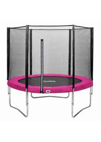 Atrigo Trampolin Salta Combo 587P , Schwarz, Pink , Metall, Kunststoff , rund , Freizeit & Co, Gartenspielzeug, Hüpfburgen & Trampoline