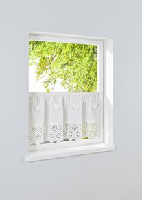 HEINE HOME unisex Panneaux in offwhite ,maat 50x120 cm, Witt, 100% Katoen