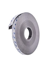Magneetband, zelfklevend, sterk 25 mm | 2 mm | 30 m, ferriet, zwart
