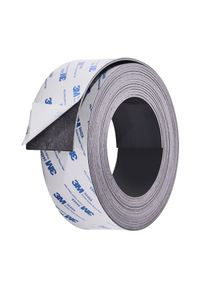 Magneetband, zelfklevend, sterk 50 mm | 2 mm | 5 m, ferriet, zwart