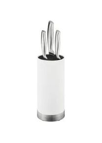 Relaxdays Messerblock rund , Multicolor , Kunststoff, Metall , 11x22x11 cm , Küchenmesser, Messerblöcke