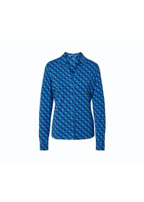 Tchibo - Bluzka - dla pań -rozmiar M 40/42 - kolor: niebieski/niebieski/z nadrukiem