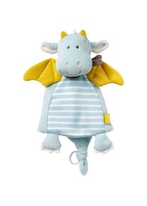 babyFEHN Fehn , Schmusetuch »Little Castle, Drache Deluxe« mit Befestigungsring für Schnuller , blau