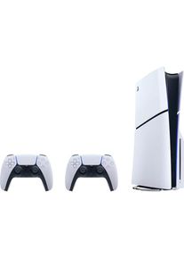 Playstation 5, Konsolen-Set &raquo;Disk Edition inkl. zweitem DS Wireless-Controller&laquo; 1.000 GB, wei&szlig;/schwarz,